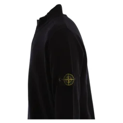 Maglione a Collo Alto con Mezza Zip