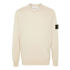 Maglione a maglia fine con toppa bussola