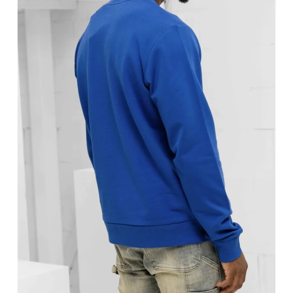 Maglione Cobalto con Piccolo Branding