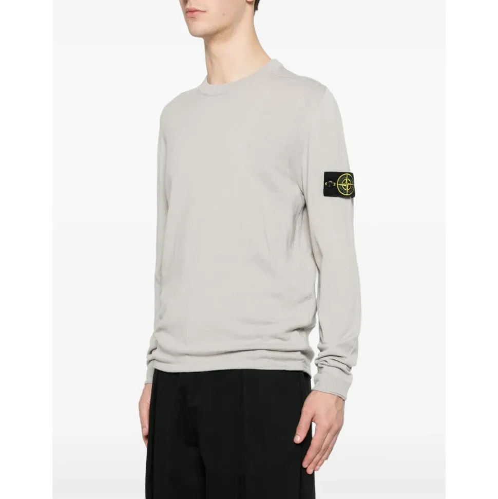 Maglione Girocollo con Patch