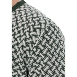 Maglione Iconico con Motivo Biscotto
