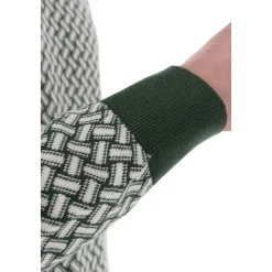 Maglione Iconico con Motivo Biscotto