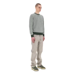 Maglione Iconico con Motivo Biscotto