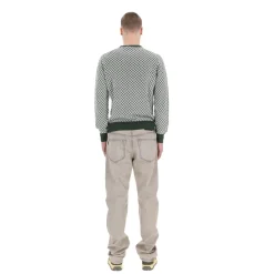 Maglione Iconico con Motivo Biscotto