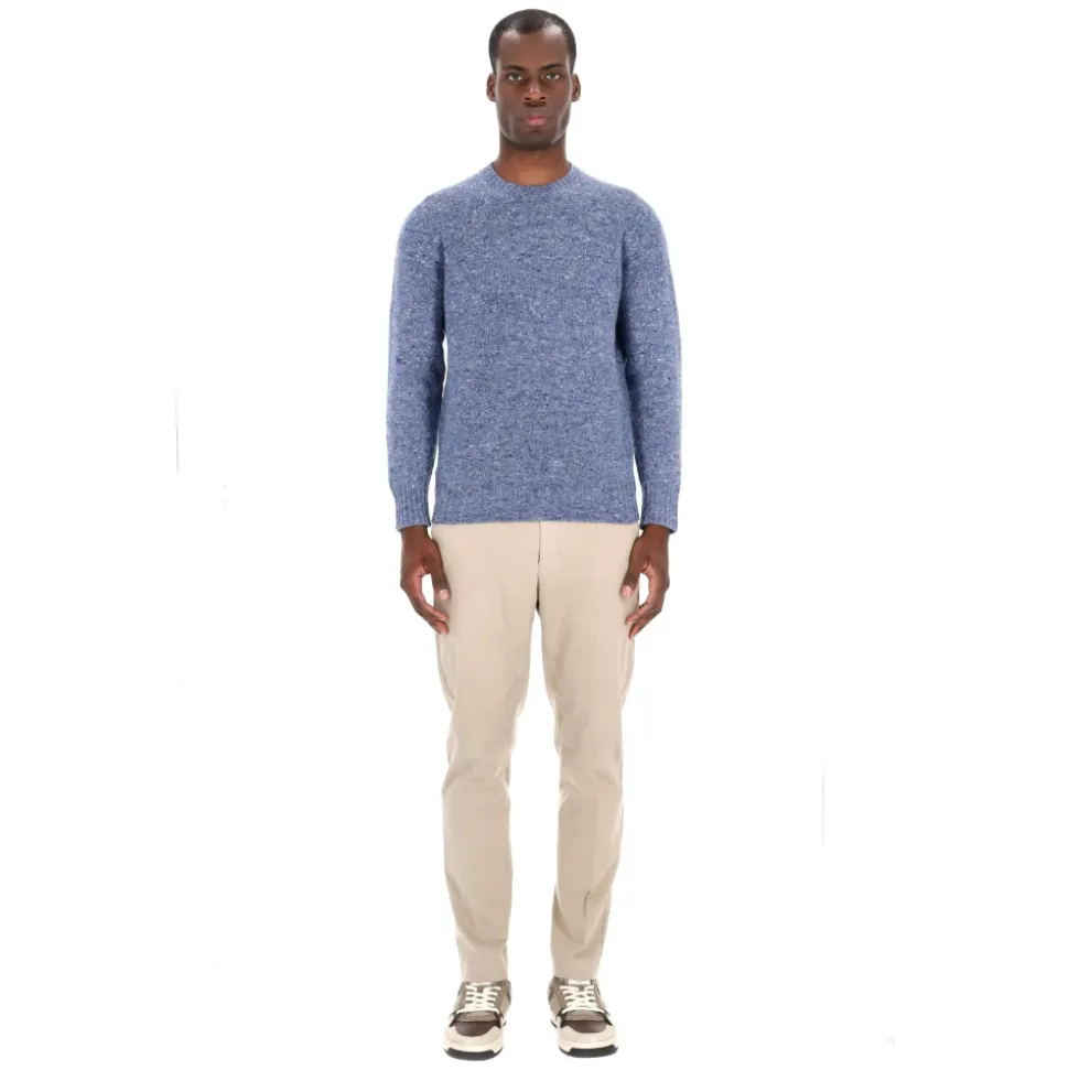 Maglione in Cashmere Blu in Offerta