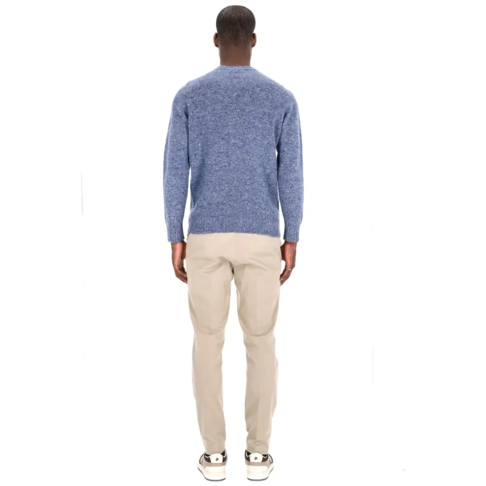 Maglione in Cashmere Blu in Offerta