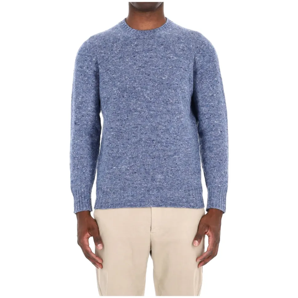 Maglione in Cashmere Blu in Offerta