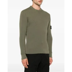 Maglione in Lana Vergine a Coste