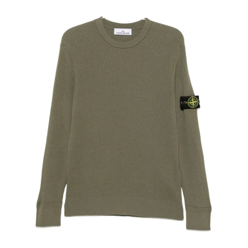 Maglione in Lana Vergine a Coste