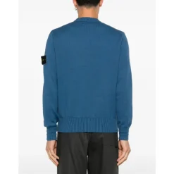 Maglione in maglia a coste con badge