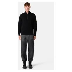 Maglione Regular-fit con mezza zip