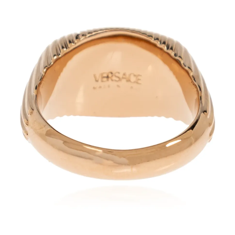 Medusa Head Signet Ring