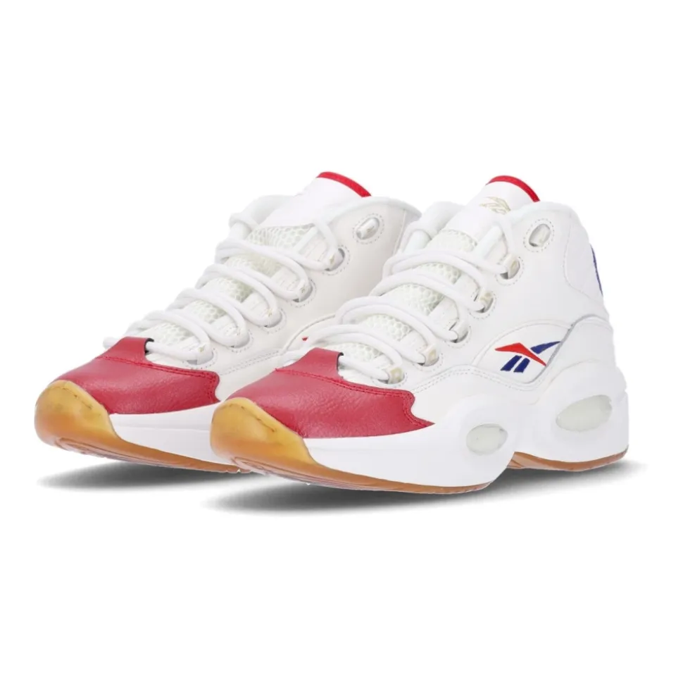 Mens Basketball Shoe Question Mid Chalk/vector Red/vector Blue