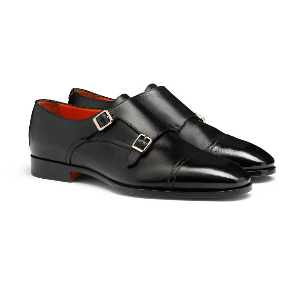 Men's double-buckle shoe