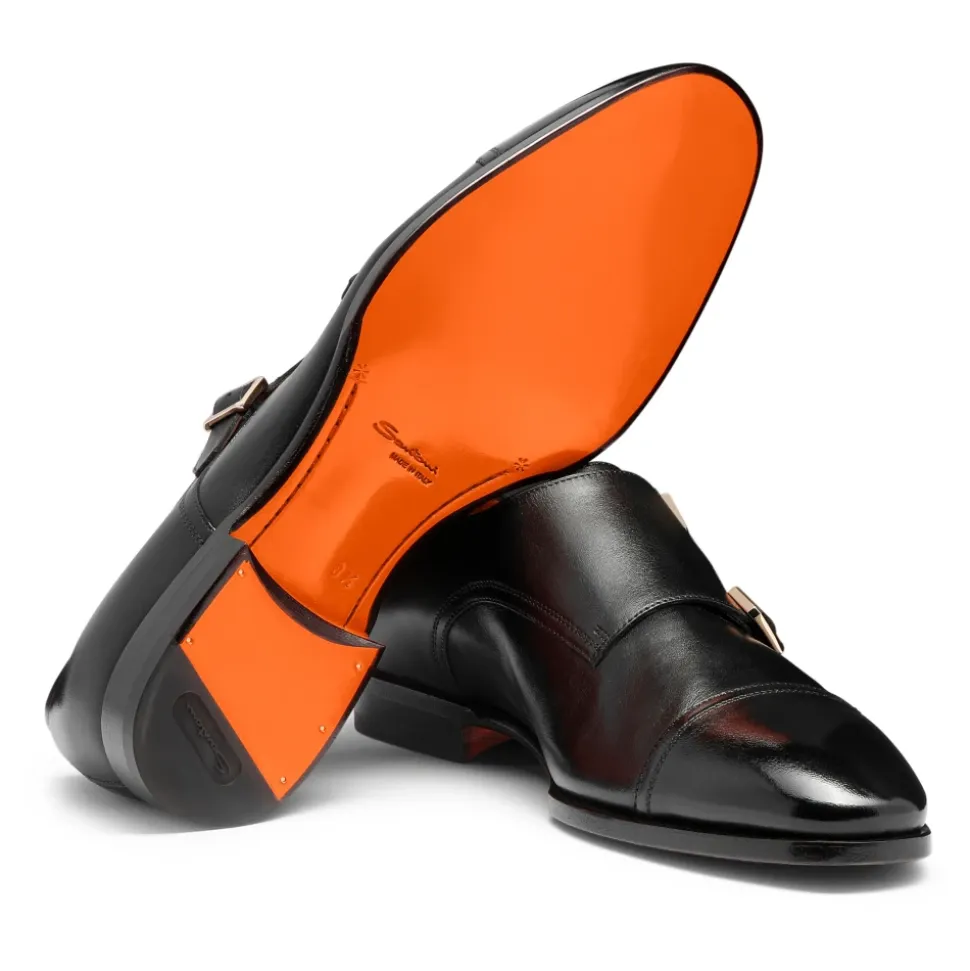 Men's double-buckle shoe