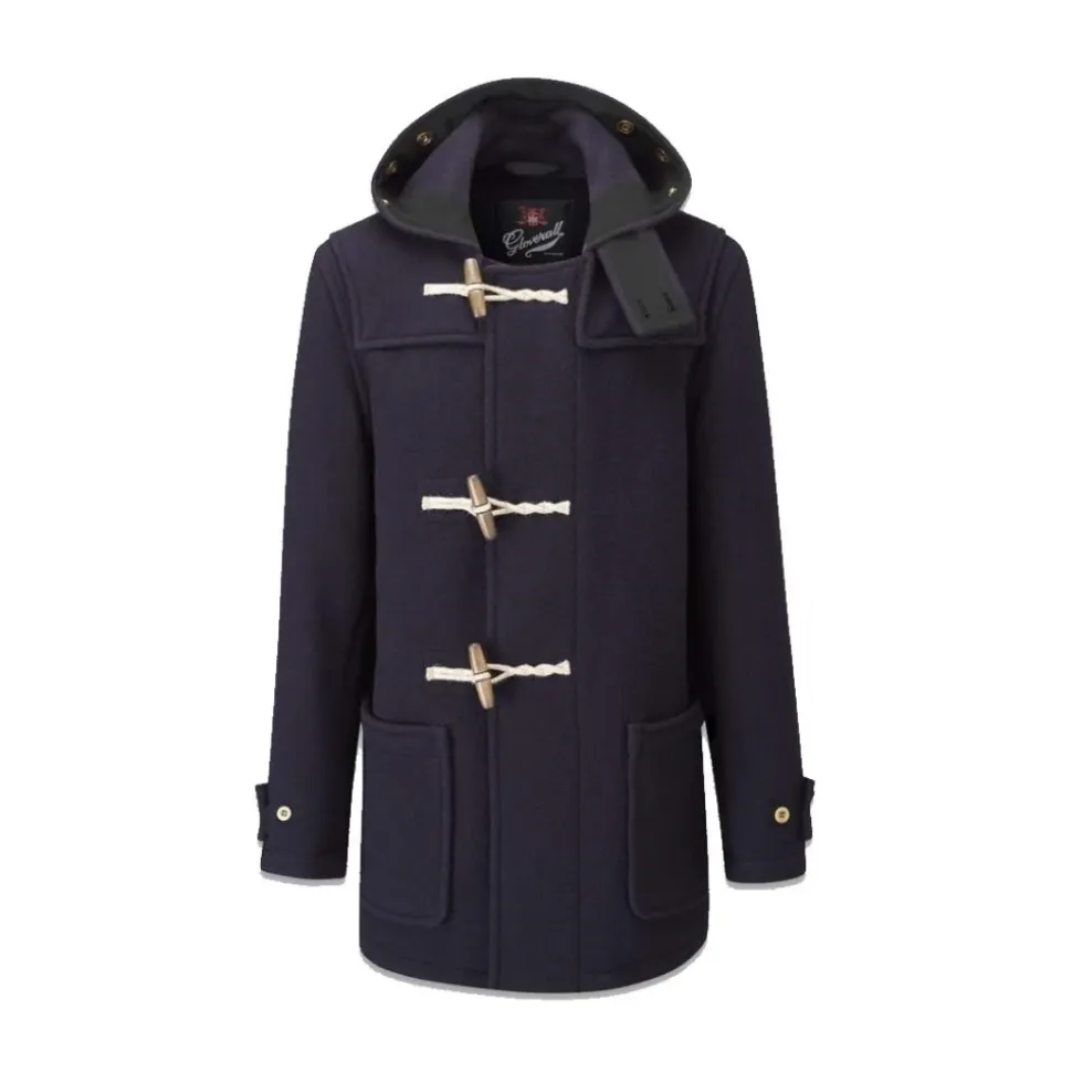 Mid Monty Duffle Coat Navy