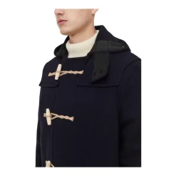 Mid Monty Duffle Coat Navy