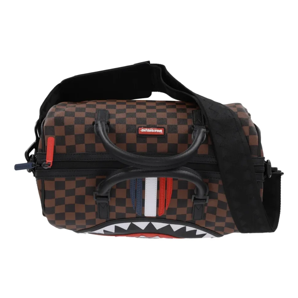 Mini Macchina Francese Borsone Marrone/Nero