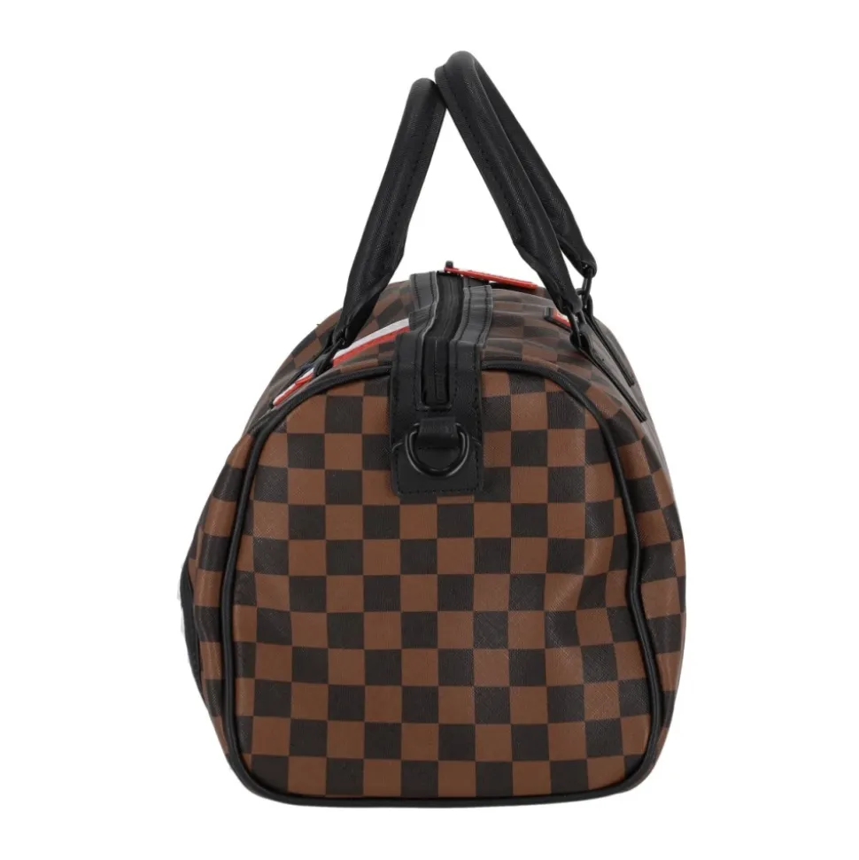 Mini Macchina Francese Borsone Marrone/Nero