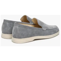 Mocassini Grigio Velluto