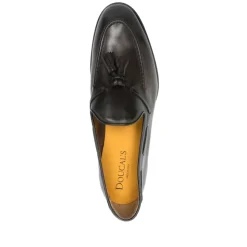 Mocassini Uomo Tassel Marrone Scuro