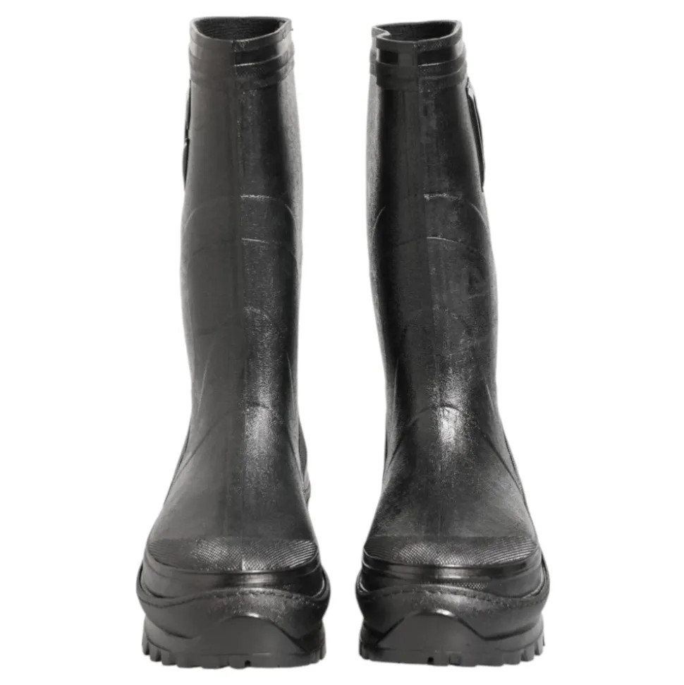 Neri Metallic Pull-On Stivali Pioggia