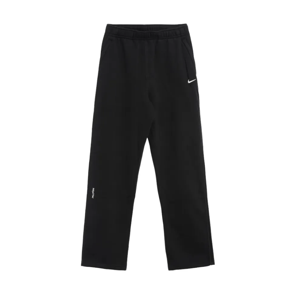 NOCTA Pantaloni in Pile con Orlo Aperto Nero