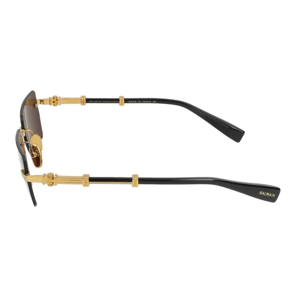 Occhiali da sole eleganti in oro e nero