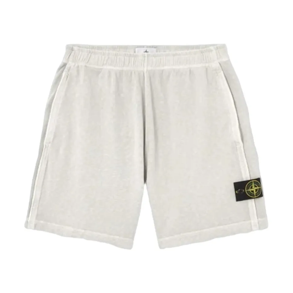Old' Effect Malfilé Fleece Shorts