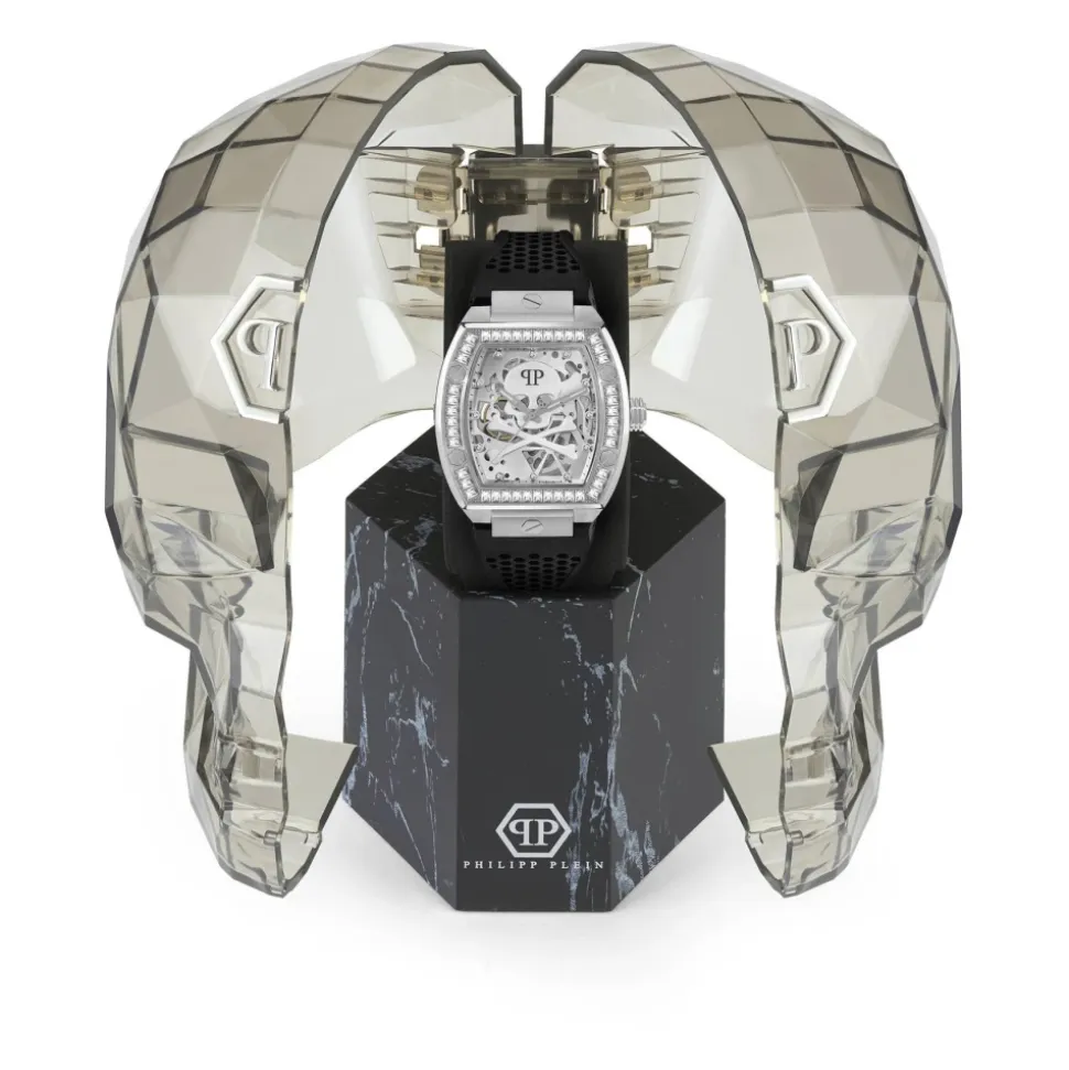 Orologio Skeleton con Cristalli