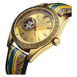Orologio sportivo in acciaio inossidabile con cinturino in silicone