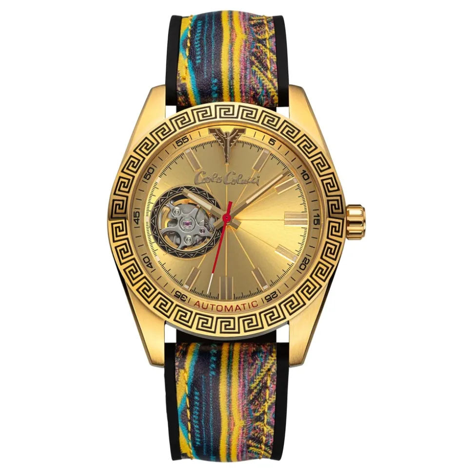 Orologio sportivo in acciaio inossidabile con cinturino in silicone