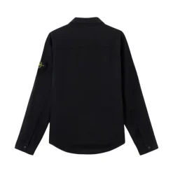 Overshirt in Raso di Cotone Stretch
