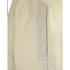 Oversized shirt with check pattern