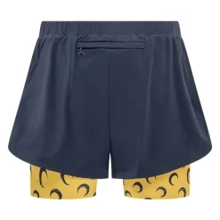 Pantaloncini Athleisure con Inserti a Luna