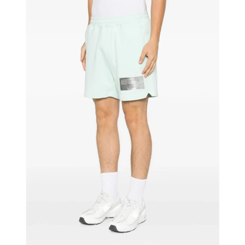 Pantaloncini con patch logo