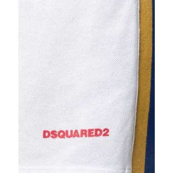 Pantaloncini da palestra con logo e banda laterale