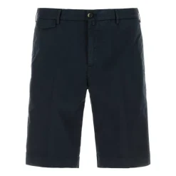 Pantaloncini Bermuda Elasticizzati in Cotone