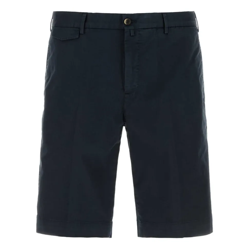 Pantaloncini Bermuda Elasticizzati in Cotone