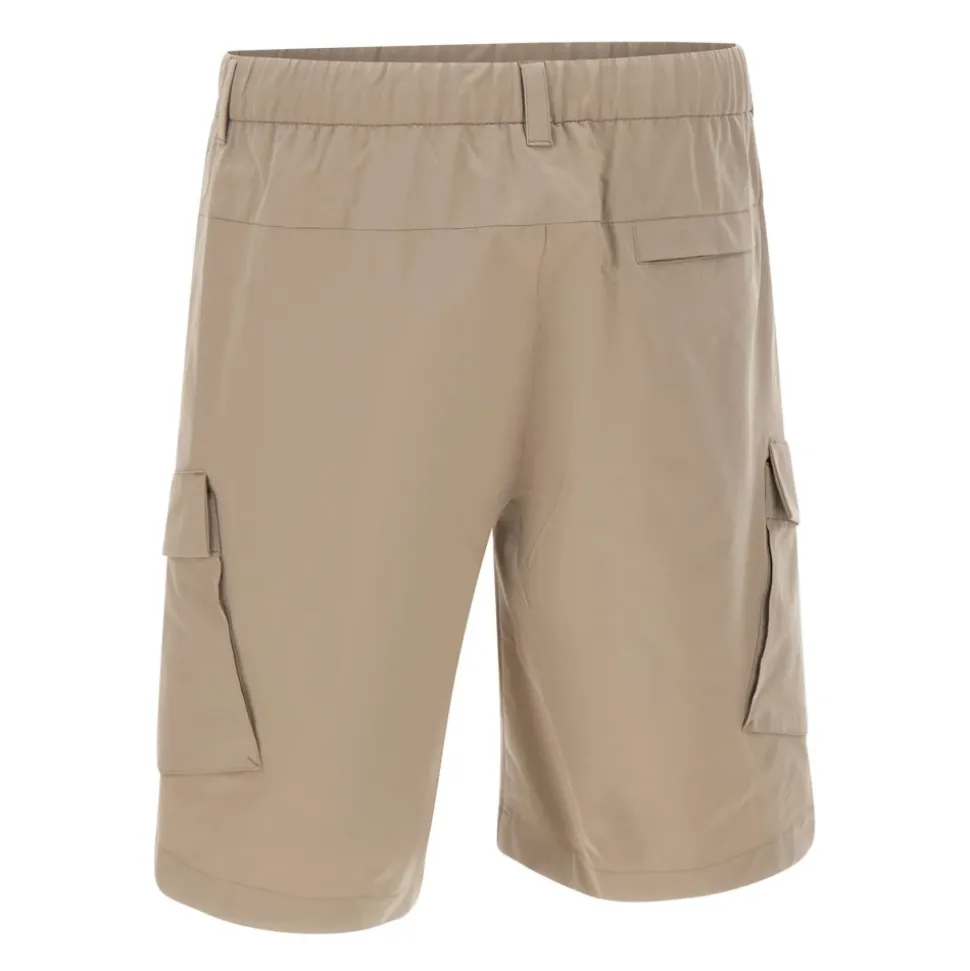 Pantaloncini Cargo con Dettaglio a Pieghe