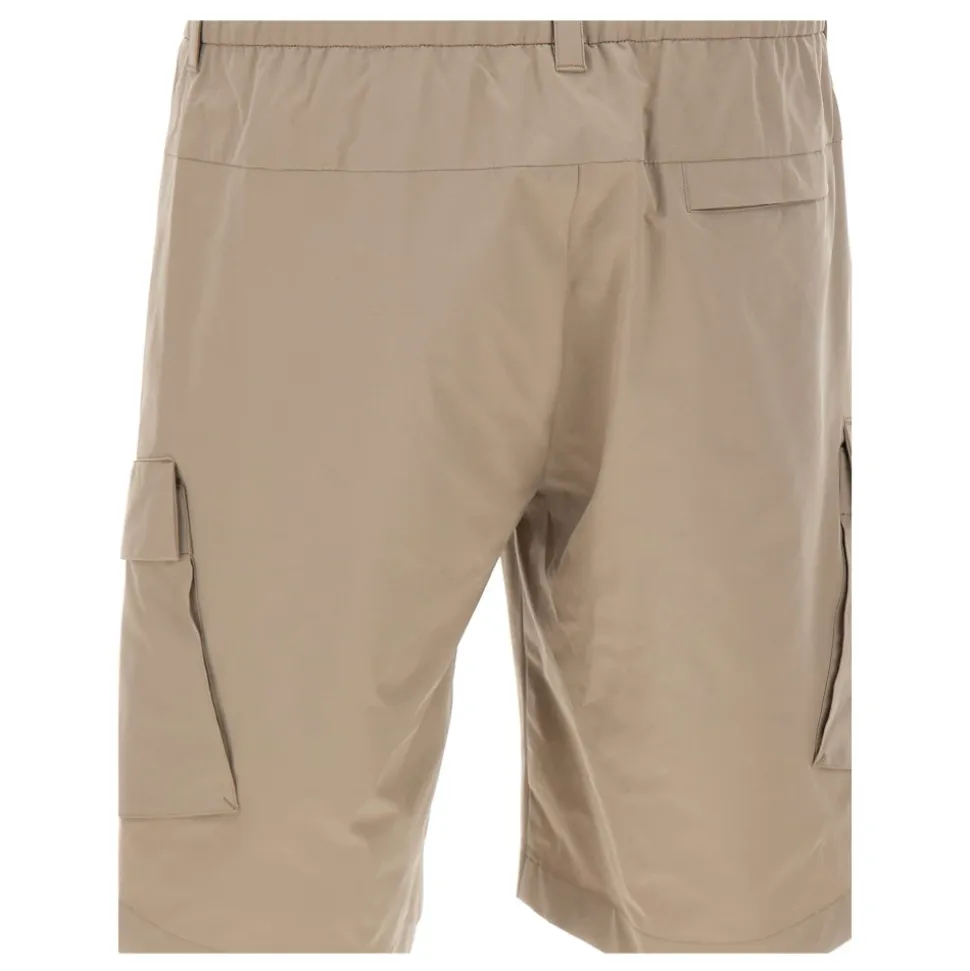 Pantaloncini Cargo con Dettaglio a Pieghe