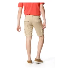 Pantaloncini Cargo Elasticizzati in Cotone