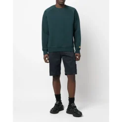 Pantaloncini Cargo Slim-Fit Effetto OLD