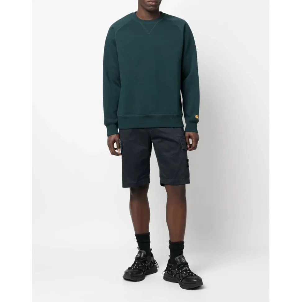 Pantaloncini Cargo Slim-Fit Effetto OLD