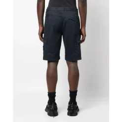 Pantaloncini Cargo Slim-Fit Effetto OLD