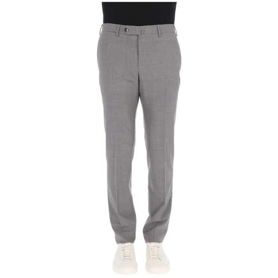 Pantalone in lana vergine super slim fit