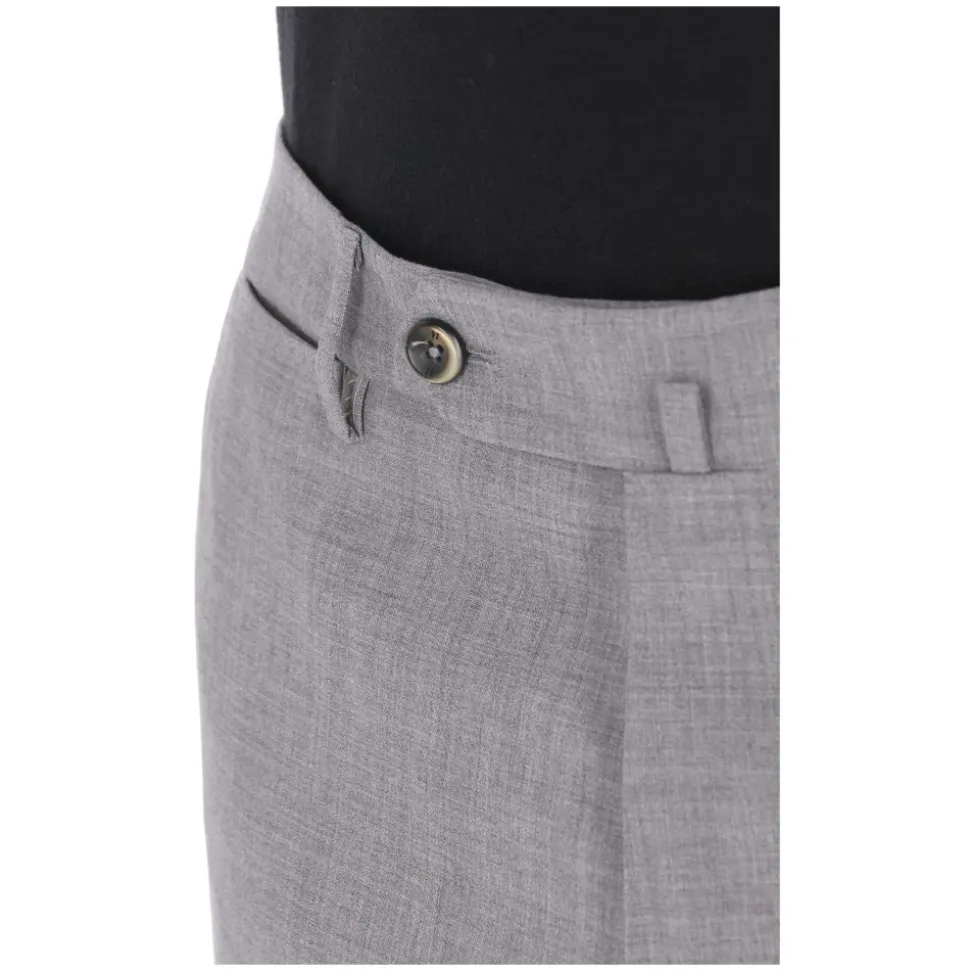 Pantalone in lana vergine super slim fit