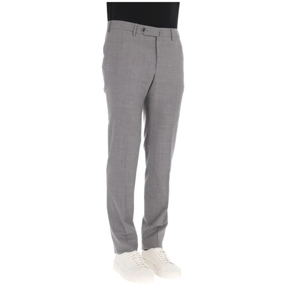 Pantalone in lana vergine super slim fit
