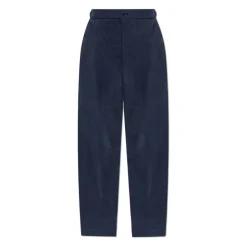 Pantaloni ampi in seta