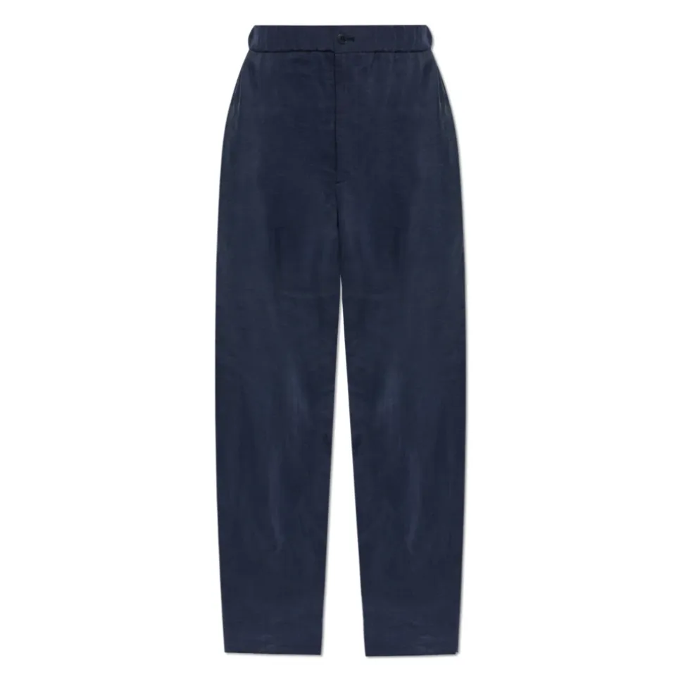 Pantaloni ampi in seta